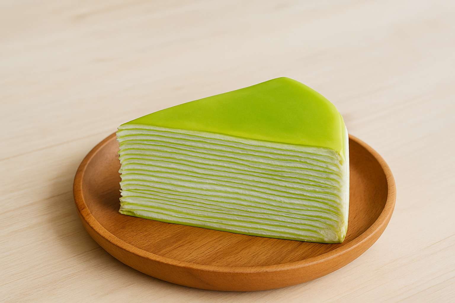 Pandan Mille-Crêpes-Torte