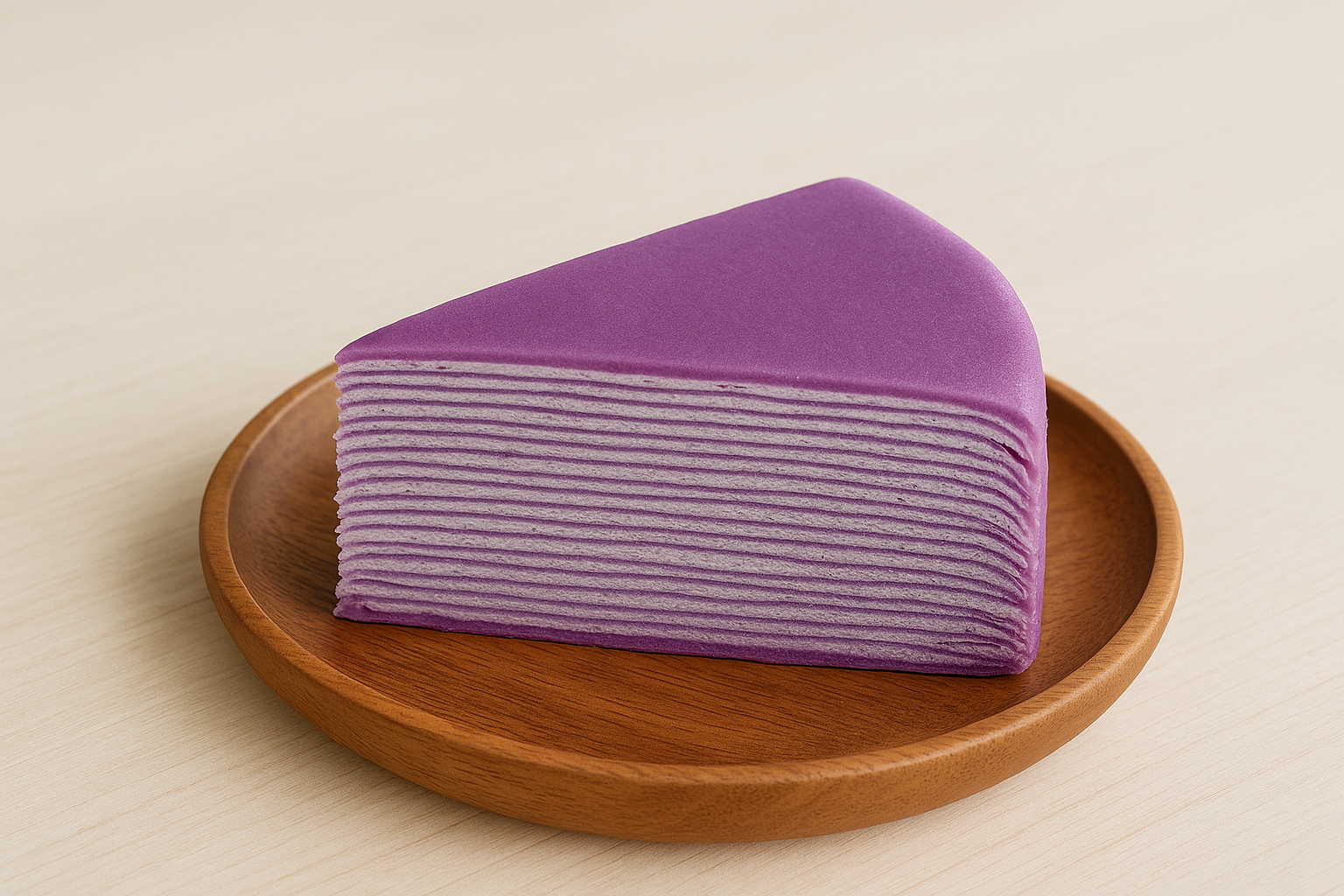 Taro Mille-Crêpes-Torte