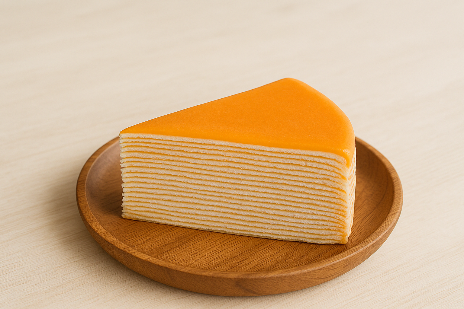 Thai Iced Tea Mille-Crêpes-Torte